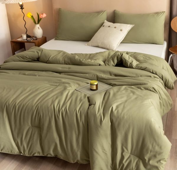 71DvvO-oG5S._AC_SL1500_.jpg ROSGONIA Lightweight Comforter Set